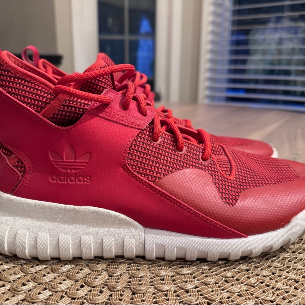 Adidas tubular basketball shoes. Barely worn.